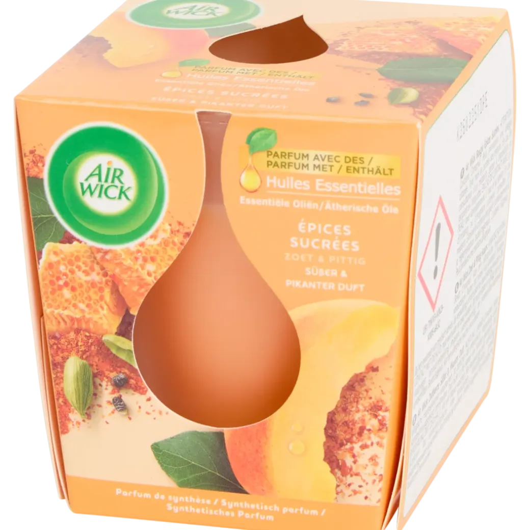 Air Wick geurkaars Zoete Kruiden Oranje | Action NL