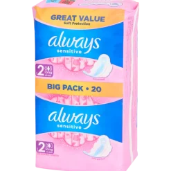 Always maandverband Sensitive 20 Stuks | Action NL