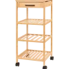Bamboe trolley 33 x 33 x 73,5 cm | Action NL