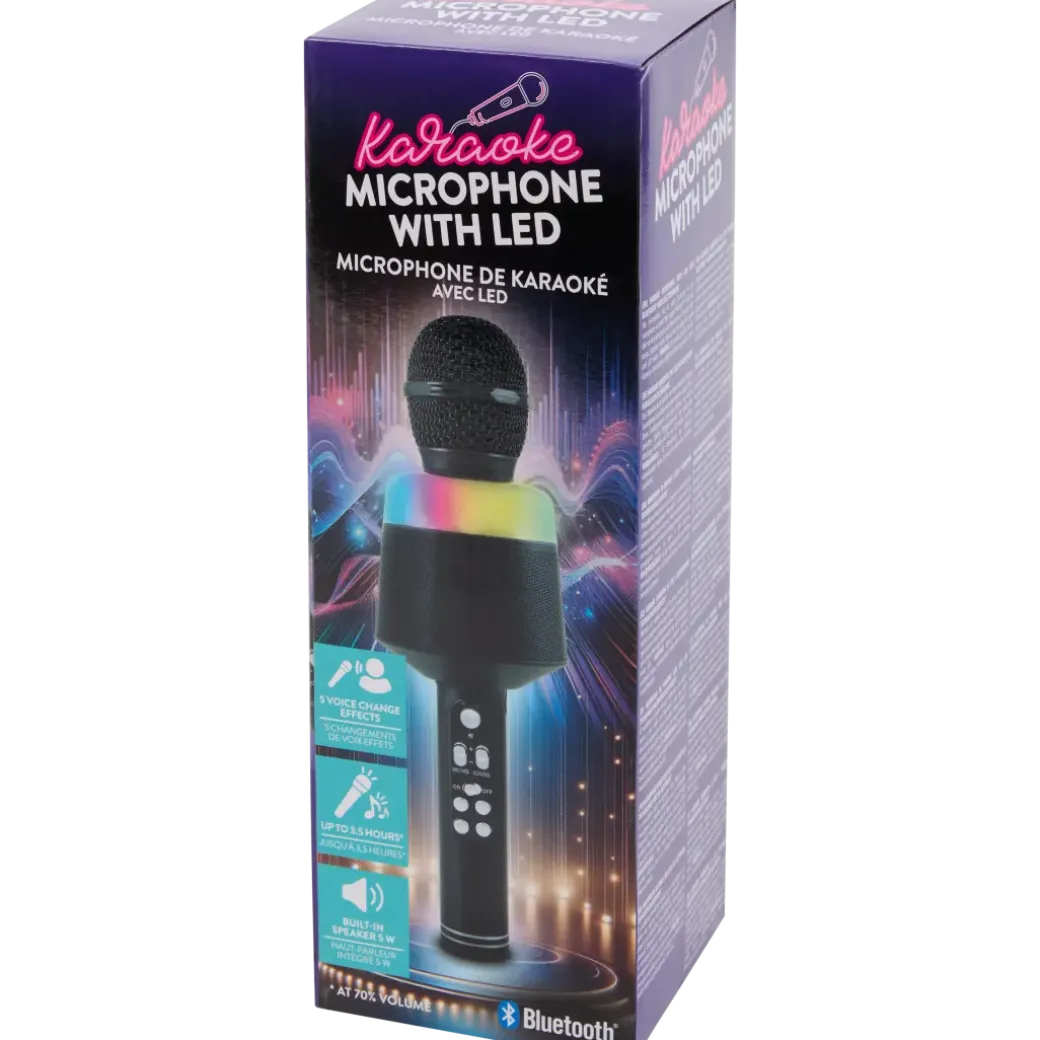 Draadloze karaokemicrofoon met licht | Action NL