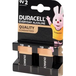 Duracell Everyday Alkaline batterijen 9 volt 2 Stuks | Action NL