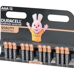 Duracell Everyday Alkaline batterijen AAA 12 Stuks | Action NL
