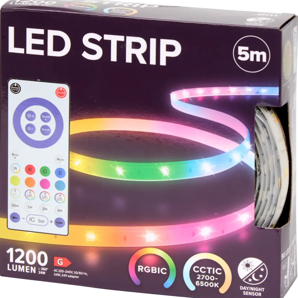 Eurodomest ledstrip 24 watt 1200 lm | Action NL
