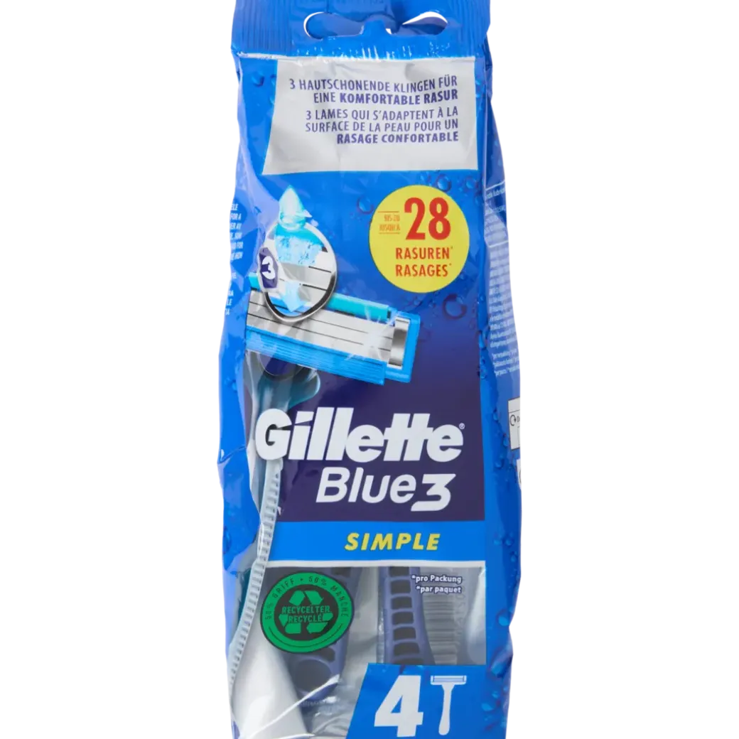 Gillette Blue3 scheermesjes Simple | Action NL