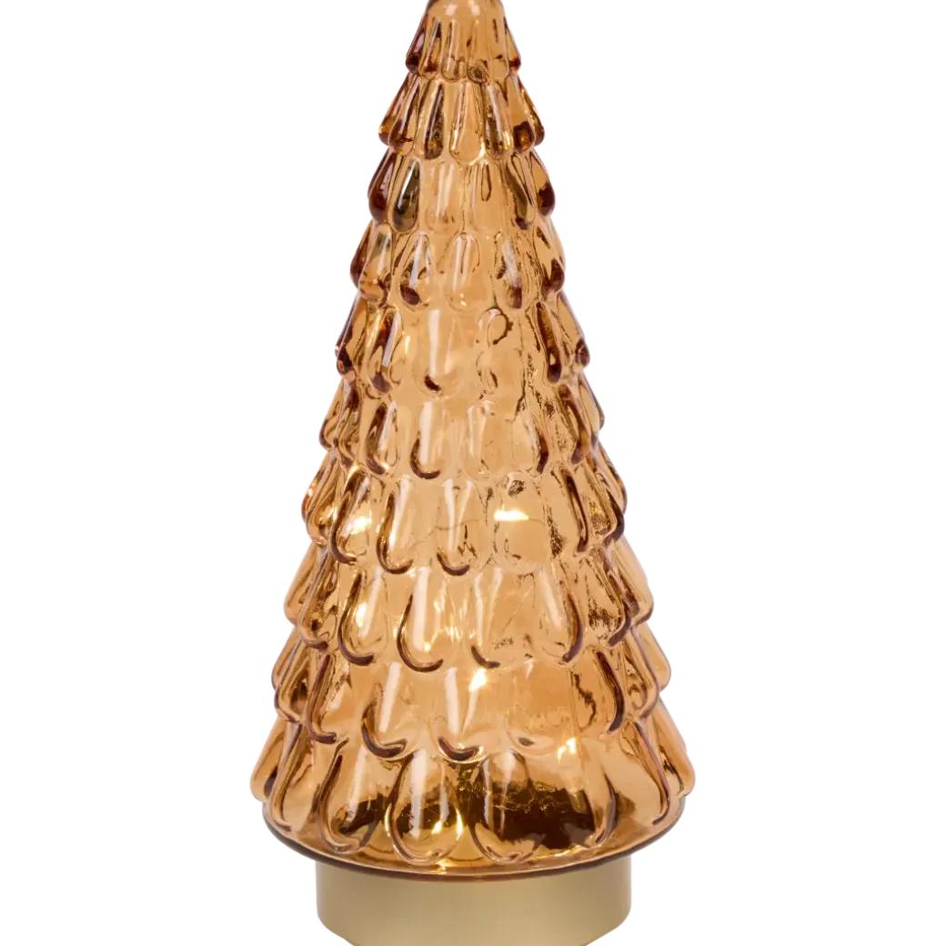 Glazen kerstboom met licht | Action NL