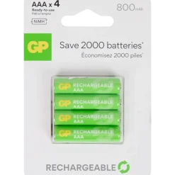 GP oplaadbare batterijen AAA 4 Stuks | Action NL