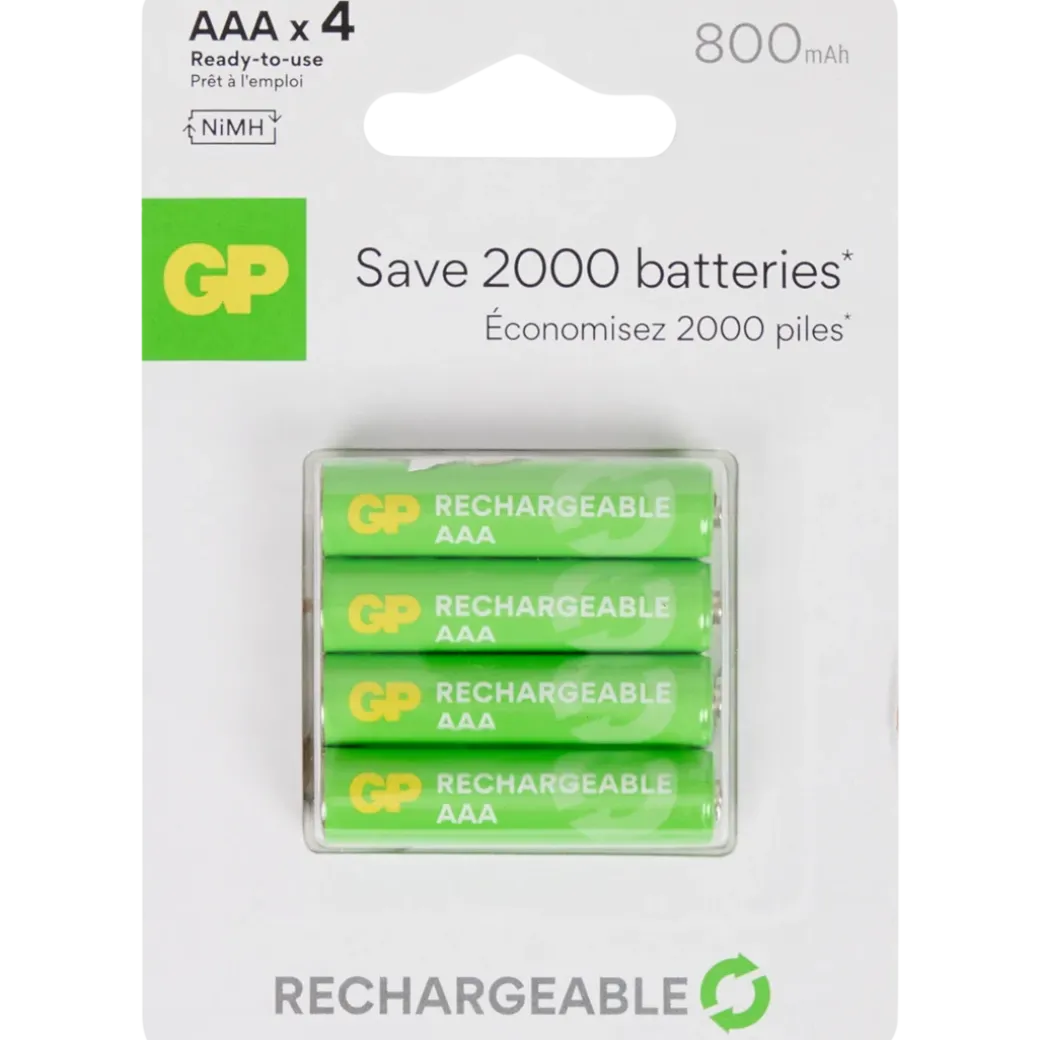 GP oplaadbare batterijen AAA 4 Stuks | Action NL