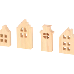 Hobby Flora houten DIY-huisjes | Action NL