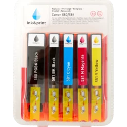 Ink & Print inktcartridges Canon 580/581 | Action NL