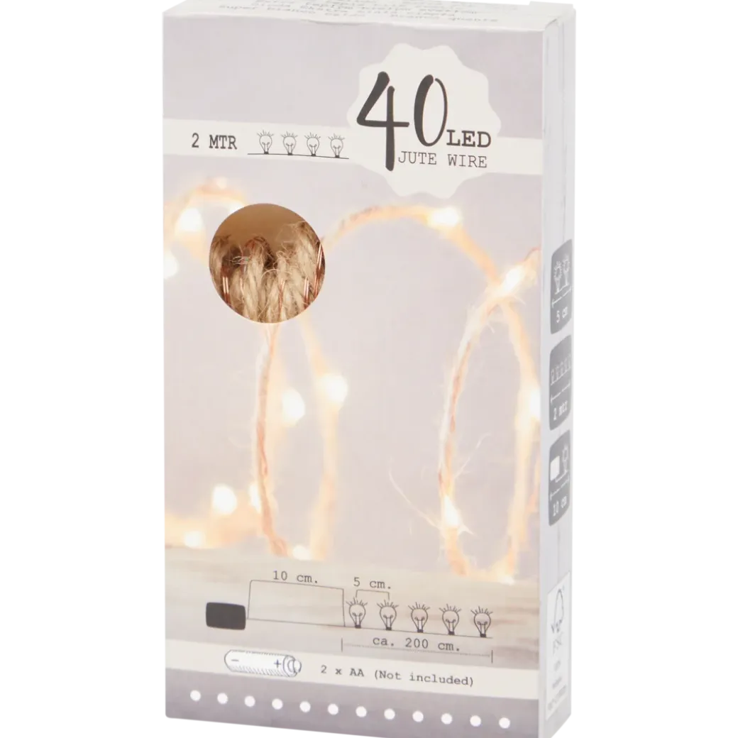 Jute touw met ledverlichting | Action NL
