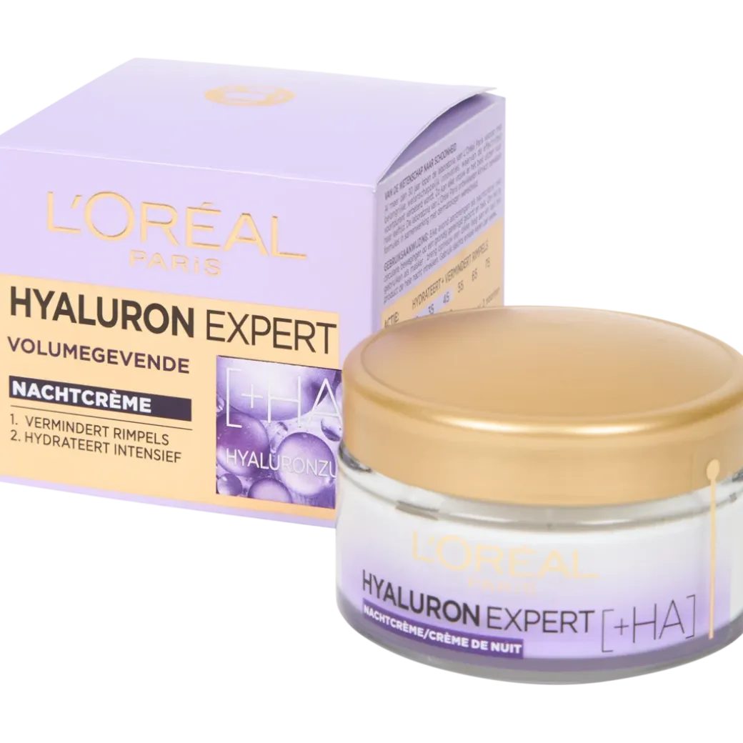 L'Oréal Hyaluron Expert nachtcrème Volumegevend 50 ml | Action NL