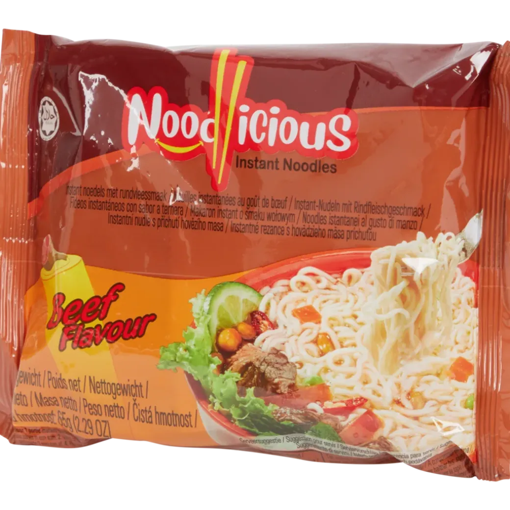 Noodlicious instant noedels Beef | Action NL