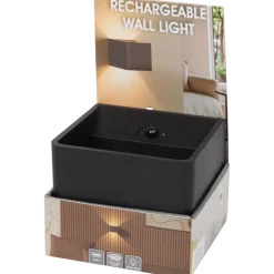 Oplaadbare led-wandlamp Kunststof | Action NL