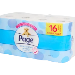 Page toiletpapier Betrouwbaar Schoon 16 Stuks | Action NL