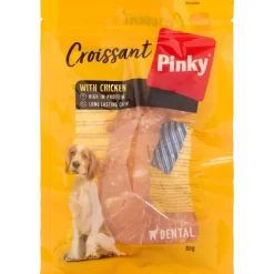 Pinky rawhide croissant hondensnack | Action NL
