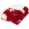 Plaid met kerstprint | Action NL