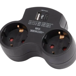 Pro-max dubbele wandstekker | Action NL