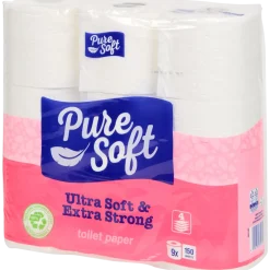 Pure Soft toiletpapier Ultra Soft & Extra Strong 9 Stuks | Action NL