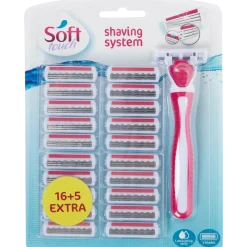 Soft Touch scheermes met extra mesjes | Action NL