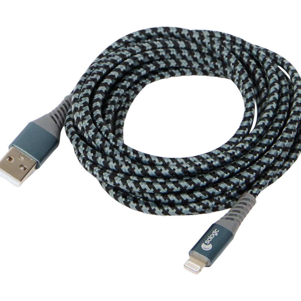 Sologic laad- en datakabel 8-pins 3 m | Action NL
