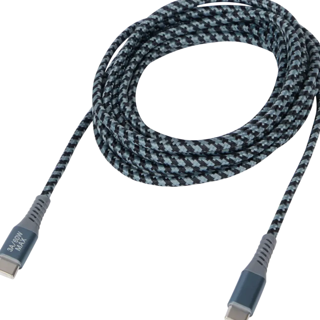 Sologic laad- en datakabel USB-C naar USB-C 3 m | Action NL