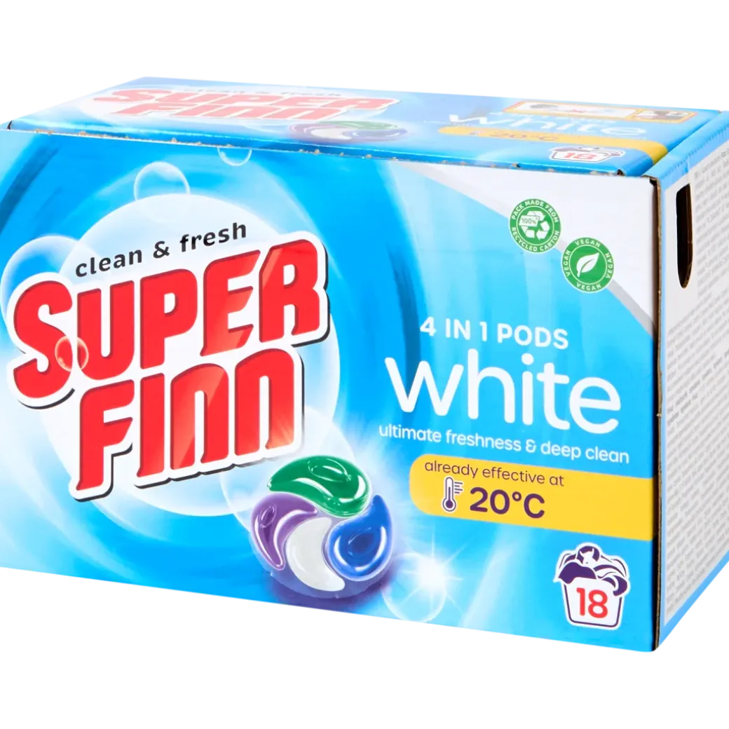 Superfinn 4-in-1 pods White | Action NL