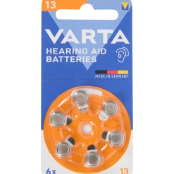 Varta hoortoestelbatterijen type 13 6 Stuks | Action NL