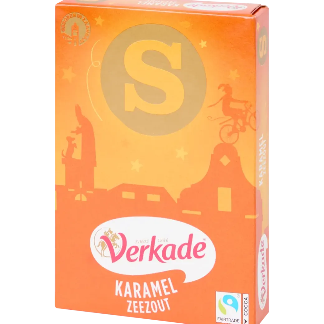Verkade chocoladeletter Karamel & Zeezout | Action NL
